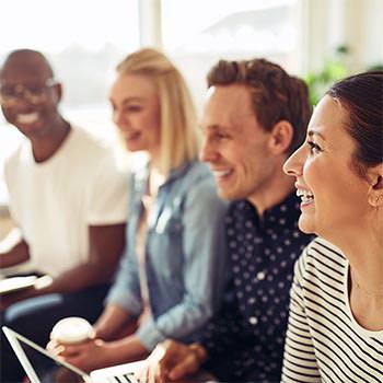 Group Therapy - Picture of a Happy Group of People in Group Therapy